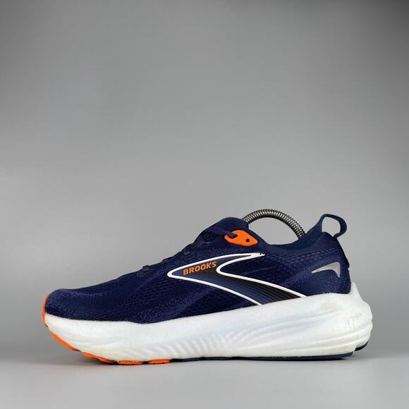 Brooks Glycerin 22 Men\'s 8.5 Peacoat Blue Ribbon Orange Running Athletic Sneaker main image 8